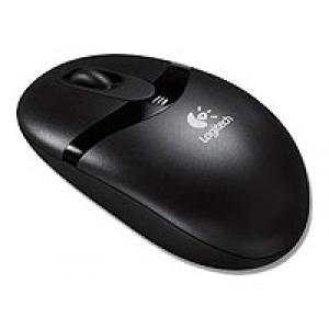 Logitech Cordless Optical Mouse Black USB PS/2