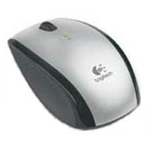 Logitech LX5 Cordless Optical Mouse Silver-Black USB PS/2