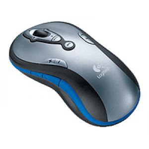 Logitech MediaPlay Cordless Mouse Blue USB PS/2