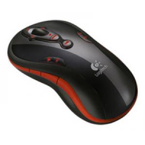 Logitech MediaPlay Cordless Mouse Red USB PS/2