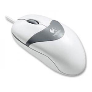 Logitech Optical Mouse White USB