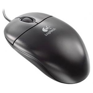 Logitech Optical Wheel Mouse S96 Black PS/2