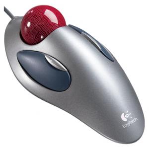 Logitech Trackball Marble Mouse Silver USB PS/2