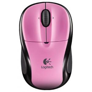 Logitech V220 Cordless Optical Mouse for Laptops Rose Pink USB