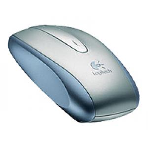 Logitech V500 Cordless Notebook Mouse Metallic USB