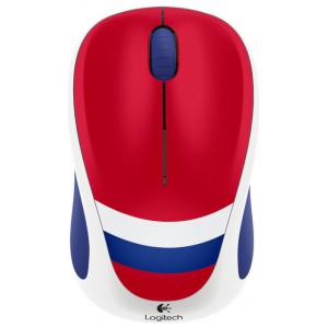 Logitech Wireless Mouse M235 910-004033 White-Blue-Red USB