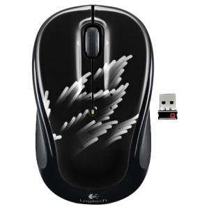 Logitech Wireless Mouse M325 Coral Fan Black USB