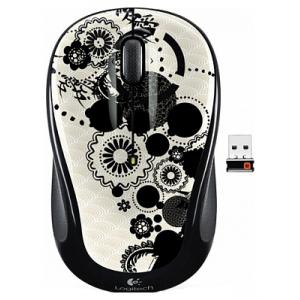 Logitech Wireless Mouse M325 Ink Gears White-Black USB