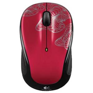 Logitech Wireless Mouse M325 Red-Black USB