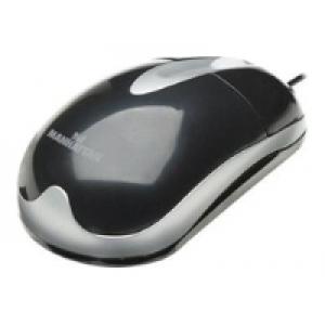 Manhattan MH3 Classic Optical Desktop Mouse 177009 Black PS/2