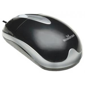 Manhattan MH3 Classic Optical Desktop Mouse 177016 Black USB