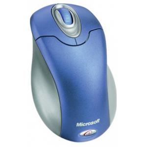 Microsoft Wheel Optical Mouse 3000 Periwinkle Blue-Grey USB PS/2