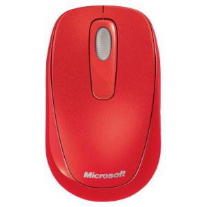 Microsoft Wireless Mobile Mouse 1000 USB Red