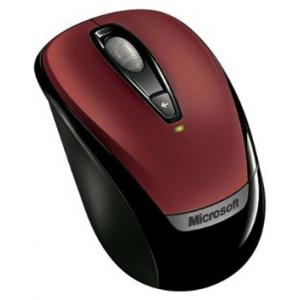 Microsoft Wireless Mobile Mouse 3000 Red USB