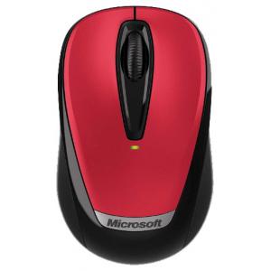 Microsoft Wireless Mobile Mouse 3000v2 Hibiscus Red USB