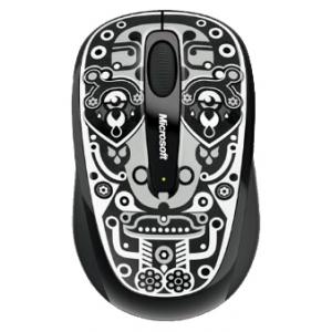 Microsoft Wireless Mobile Mouse 3500 Artist Edition Jonny Wan Grey-Black USB