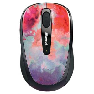 Microsoft Wireless Mobile Mouse 3500 Artist Edition Tchmo Red-Blue USB