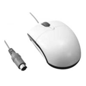 Mitsumi Optical Mobile Wheel Mouse White PS/2