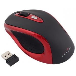 Oklick 404 MW Lite Wireless Optical Mouse Red-Black USB