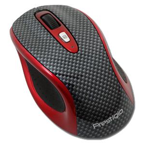Prestigio Bluetooth Racer mouse Grey-Red USB