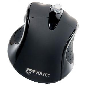 Revoltec Cordless Mini Mouse C206 Black USB
