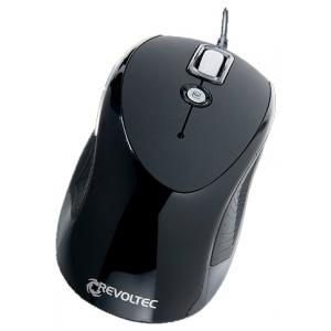 Revoltec Wired Mouse W101 Black USB