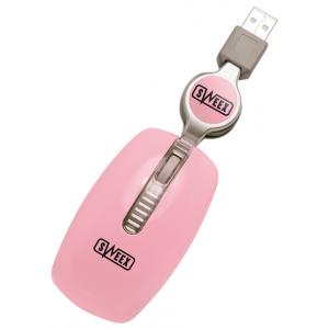 Sweex MI039 Notebook Optical Mouse Baby Pink USB