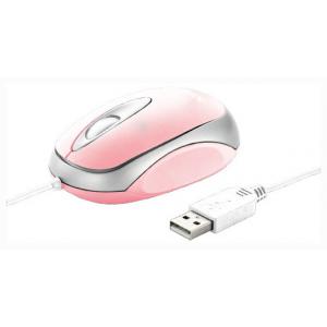 Trust Mini Travel Mouse Pink USB