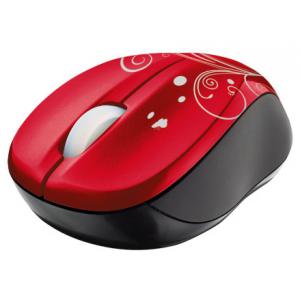 Trust Vivy Wireless Mini Mouse Red USB