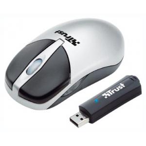 Trust Wireless Optical Mouse MI-4100 Silver-Black USB