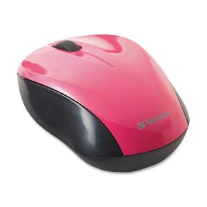 Verbatim Wireless Nano Notebook Optical Mouse - Pink 97667