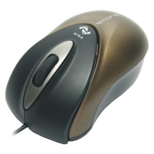 e-blue Stone Optical Mouse Gold USB