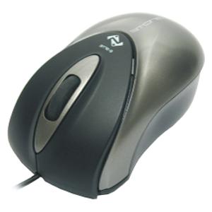 e-blue Stone Optical Mouse Silver USB