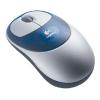 Logitech Cordless Optical Mouse C-BA4/M-RM67 Silver-Blue USB PS/2
