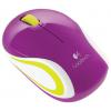 Logitech Wireless Mini Mouse M187 Violet-White USB
