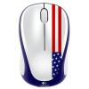 Logitech Wireless Mouse M235 910-004050 White-Blue-Red USB