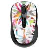 Microsoft Wireless Mobile Mouse 3500 Artist Edition Kirra Jamison White-Black USB