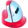 R-Go Tools HE Sport Ergonomic Mouse, Medium (165-195mm), Left Handed, Bluetooth, Red (RGOHEREDL)