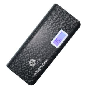 ET-POP E-103 Sweet Cookie 20000mAh Power Bank with LED Flashlight (Black)