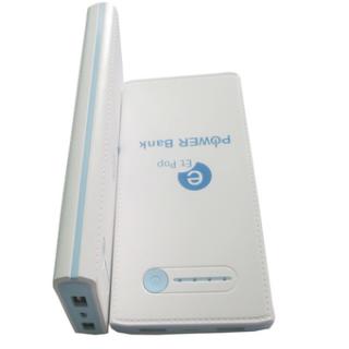 ET-Pop E-102 20000mAh Li-Polymer Power Bank (White/Blue)