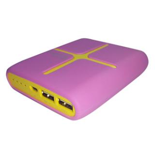 Moyou MB105 10000mAh Power Bank (Violet/Yellow)