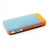 MoYou MB112 Scratch-Proof, Dual-USB Output Artifact 20000mAh Power Bank (Orange/Blue)
