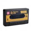 Remax 10000mAh Retro Cassette Powerbank (Black)