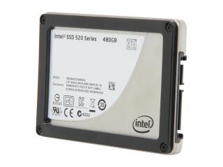 Intel 520 Series Cherryville 2.5" 480GB SATA III MLC Internal Solid State Drive (SSD) SSDSC2CW480A310 - OEM