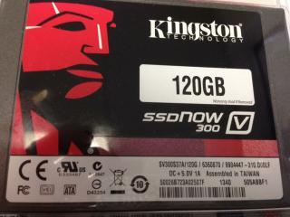 Kingston SSDNow V300 Series 2.5" 120GB SATA III Internal Solid State Drive