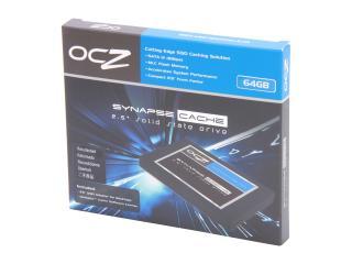 Manufacturer Recertified OCZ Synapse Cache 2.5" 64GB (32GB cache capacity) SATA III MLC Internal Solid State Drive (SSD) SYN-25SAT3-64G
