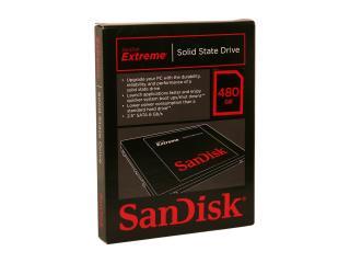 SanDisk Extreme 2.5" 480GB SATA III Internal Solid State Drive (SSD) SDSSDX-480G-G25