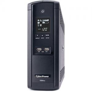 CyberPower Intelligent LCD Series BRG1350AVRLCD 1350VA 510W UPS with 2.1 USB Charging