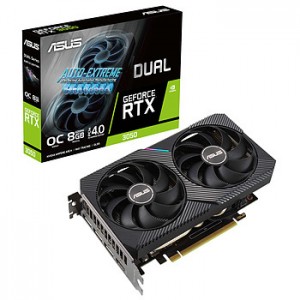 ASUS DUAL GeForce RTX 3050 O8G (LHR) (90YV0HH0-M0NA00)