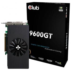 Club-3D GeForce 9600 GT 650Mhz PCI-E 2.0 512Mb 1800Mhz 256 bit 2xDVI TV HDCP YPrPb Cool3